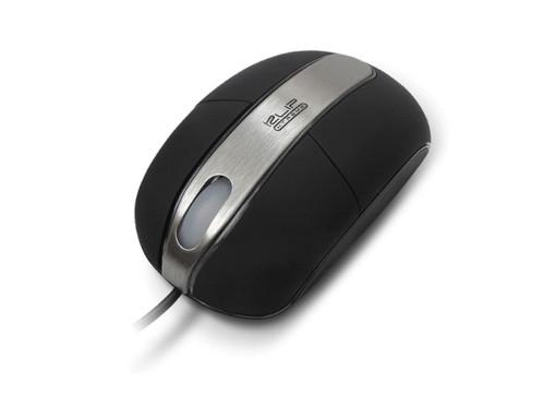 Klip Xtreme - Ratón - Cableado - PS/2 / USB - Negro / Plata