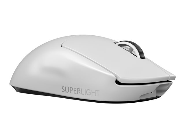 Logitech PRO X SUPERLIGHT Wireless Gaming Mouse - Ratón - óptico - 5 botones - inalámbrico, cableado - LIGHTSPEED - blanco