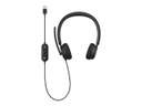 Microsoft - 6ID-00012 - Headset - Wired - USB EN/SP Black