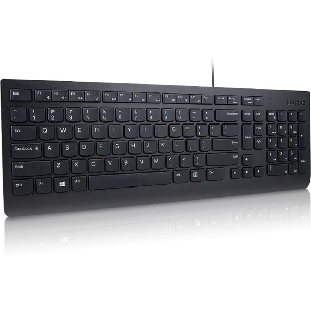 Lenovo - Keyboard - Wired - Black - KBD BO SMC US Eng