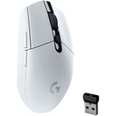 Logitech G305 - Mouse - optical - 6 buttons - wireless - LIGHTSPEED - USB wireless receiver - white