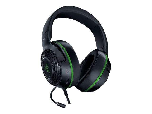 Razer Kraken X for Xbox - Auricular - tamaño completo - cableado - conector de 3,5 mm - negro