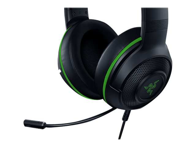 Razer Kraken X for Xbox - Auricular - tamaño completo - cableado - conector de 3,5 mm - negro