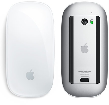 Apple Magic Mouse - Ratón - multitáctil - inalámbrico - Bluetooth