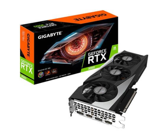 Gigabyte - PCI Express 4.0 x16 - NVIDIA - NVIDIA GeForce RTX 3060 - 12 GB - GDDR6 SDRAM - DisplayPort / (GV-N3060GAMINGOC-12GD)