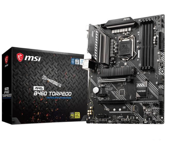 MSI MAG B460 TORPEDO - Placa base - ATX - Socket LGA1200 - B460 - USB-C Gen1, USB 3.2 Gen 1 - 2.5 Gigabit LAN (MAGB460TORPEDO)