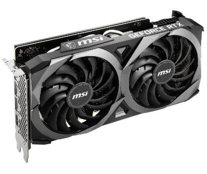 MSI RTX 3060 Ti VENTUS 2X OC - Tarjeta gráfica - GF RTX 3060 Ti- (GeForceRTX3060TiVENTUS2XOC)