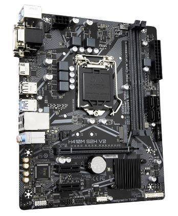Gigabyte - H410M S2H V2 - Motherboard - Intel H470 (H410MS2HV2)