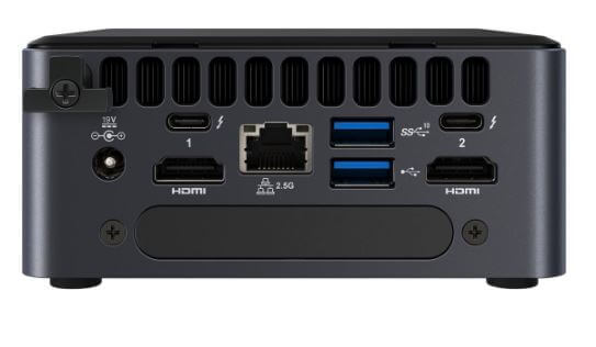 Intel NUC11TNHi5 - PC barebone - Core i5 - DDR4 SODIMM - US Cord (BNUC11TNHi50001)