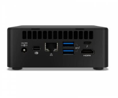 Intel NUC11TNHi70L - PC barebone - Core i7 - DDR4 SODIMM - Dual-LAN - No Cord (BNUC11TNHi70L00)