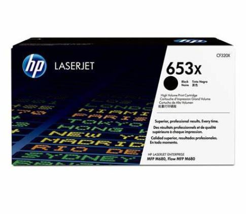 HP 653X - Alto rendimiento - negro - original - LaserJet - cartucho de tóner (CF320X)