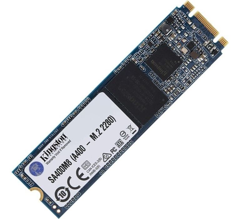 Kingston A400 - Unidad en estado sólido - 120 GB - interno - M.2 2280 - SATA 6Gb/s (SA400M8/120G)