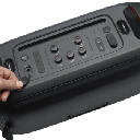 JBL PartyBox On-The-Go - Altavoz de fiesta - para uso portátil - inalámbrico - Bluetooth - 100 vatios - 2 vías - negro