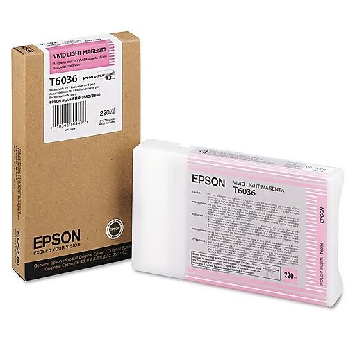 Epson T6036 - 220 ml - magenta vívido suave - original - cartucho de tinta
