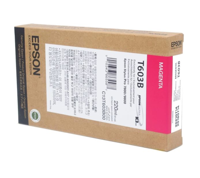 Epson T603B - 220 ml - magenta - original - cartucho de tinta