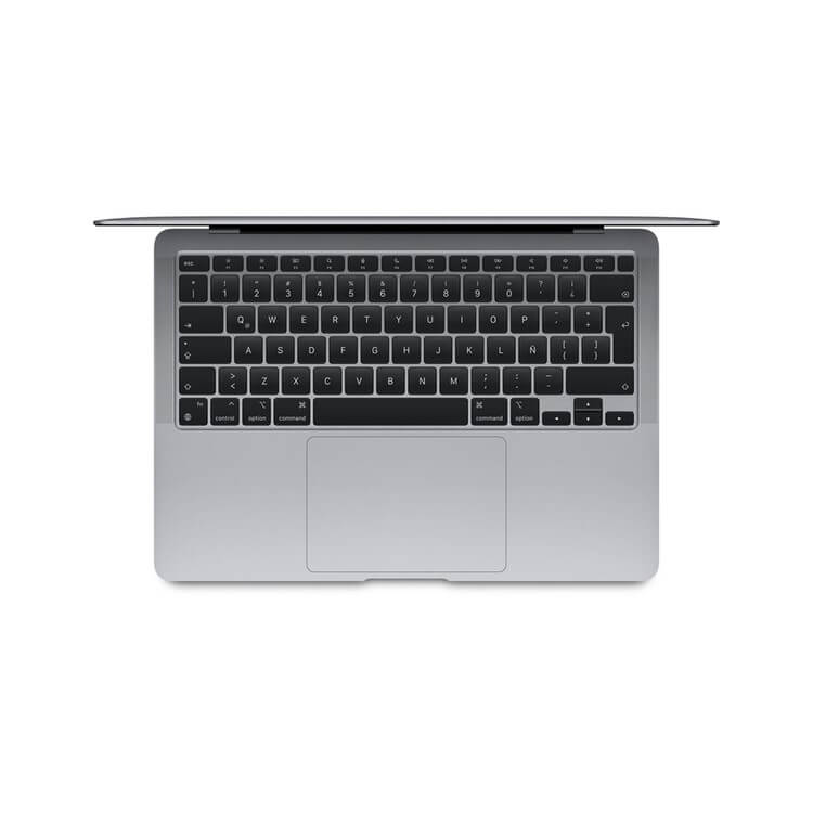 Apple MacBook Air - M1 - macOS Monterey 12.0 - 8 GB RAM - 256 GB SSD - 13.3" IPS 2560 x 1600 (WQXGA) - M1 7-core GPU - Bluetooth, Wi-Fi 6 - gris espacio