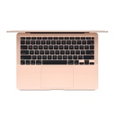Apple MacBook Air with Retina display - M1 - macOS Big Sur 11.0 - 8 GB RAM - 256 GB SSD - 13.3" IPS 2560 x 1600 (WQXGA) - M1 7-core GPU - Bluetooth, Wi-Fi 6 - oro - kbd: EE. UU.