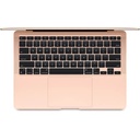 Apple MacBook Air with Retina display - M1 - macOS Big Sur 11.0 - 8 GB RAM - 512 GB SSD - 13.3" IPS 2560 x 1600 (WQXGA) - M1 8-core GPU - Bluetooth, Wi-Fi 6 - oro - kbd: EE. UU.