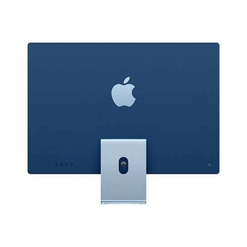 Apple iMac with 4.5K Retina display - Todo en uno - M1 - RAM 8 GB - SSD 512 GB - M1 8-core GPU - GigE - WLAN: Bluetooth 5.0, 802.11a/b/g/n/ac/ax - macOS Monterey 12.0 - monitor: LED 24" 4480 x 2520 (4.5K) - teclado: EE. UU. - azul