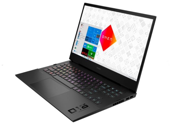HP OMEN - Notebook - 16" - AMD Ryzen 7 5800H - 16 GB - 512 GB SSD - Windows 10 Home- (4A144LA#ABM)