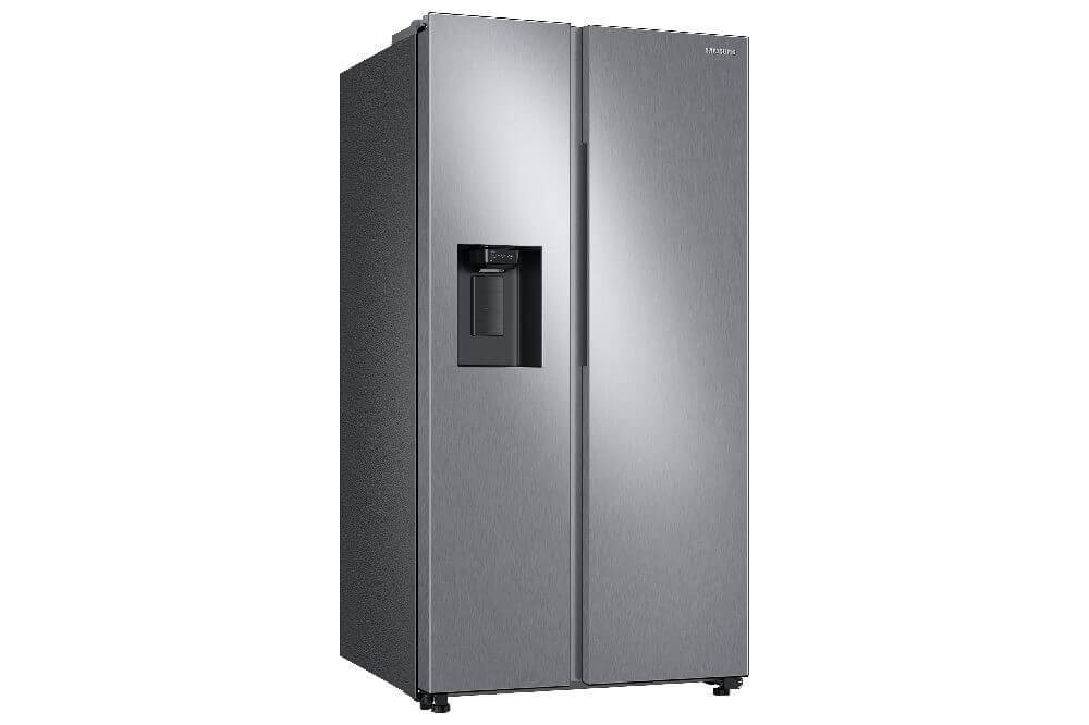 Samsung RS27T5200S9 - Frigorífico/congelador - side-by-side con dispensador de agua, dispensador de hielo - autónomo - ancho: 91.2 cm - fondo: 85.1 cm - alto: 178 cm - 799 litros - gris