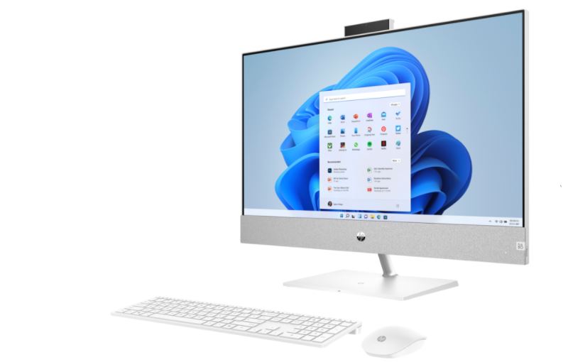 HP Pavilion 27-ca0005la - All-in-one - AMD Ryzen 7 5700U - 1 TB HDD - Intel UHD Graphics- (589Z3LA#ABM)