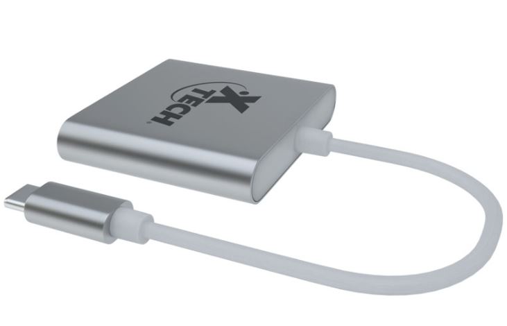Xtech - Video adapter - USB Type C - HDMI (f) Type C(f) USB 3.0(f) - 3 in one- (XTC-565)
