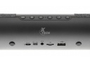 Xtech XTS-650 - Styx Barra de sonido - Negro con gris - Barra de sonido con reloj digital, tecnología inalámbrica y micrófono integrado para conversaciones con manos libres - Reproducción de música sin cables hasta 10 metros de distancia de la fuente de audio- (XTS-650)