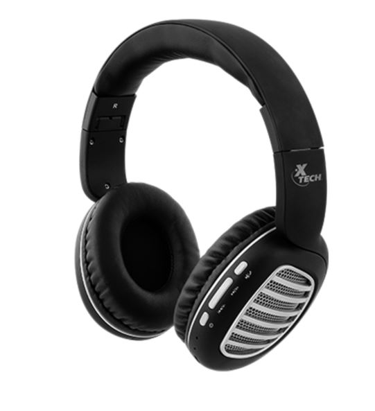 Xtech Palladium - XTH-630 - Auriculares con diadema - Inalámbrico- Características: Diseño liviano que calza cómodamente sobre los oídos - Microparlantes de 40mm imparten un sonido natural y muy nítido desde distintas fuentes de audio - Diseño plegable para fácil transporte - Controles de conexión, y para gestión de música o llamadas integrados en la unidad- (XTH-630SV)