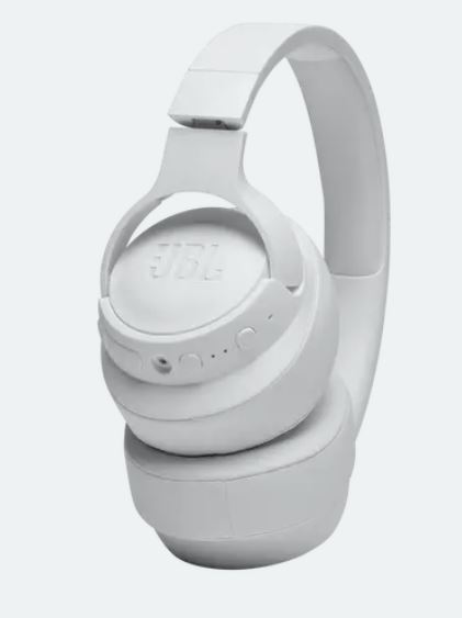 JBL TUNE 760NC - Auriculares con diadema con micro - tamaño completo - Bluetooth - inalámbrico, cableado - cancelación de sonido activo - conector de 3,5 mm - blanco- (JBLT760NCWHTAM)