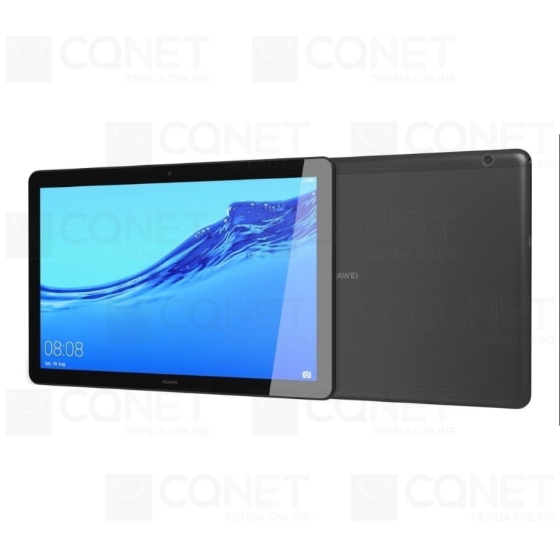 Huawei - MediaPad T5 - 10.1" - 16 GB - 1920 x 1200 - 2 GB RAM - Android 8.0 Oreo - Tarjetas de memoria flash compatibles: microSD - Cámara de visión posterior - Black