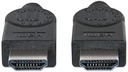 153188-Manhattan Cable HDMI Macho - Displayport Macho, 3 Metros, Negro