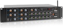 Amplificador de potencia Bluetooth inalámbrico de 12 canales, 6000 W, mezclador de sonido multi-zona, sistema de caja de receptor estéreo para el hogar con RCA, USB, AUX