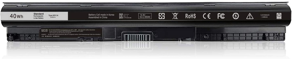 AN·GWEL New M5Y1K Battery for Dell Inspiron 3451 3551 5558 5758 Inspiron 14 15 3000 Vostro 3458 3558 Series[14.8V 2600mah]