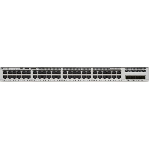 C9200L-48PL-4G-E? LA-Network Essentials - conmutador - L3 - 48 x 10/100/1000 (PoE +) + 4 x Gigabit SFP (enlace ascendente) - para montaje en bastidor - PoE + (370 W)