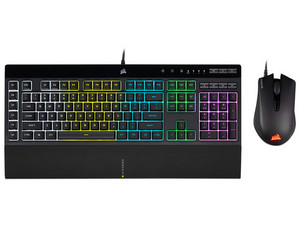 CORSAIR PRO GAMING BUNDLE - Juego de teclado y ratón - retroiluminación - USB - español