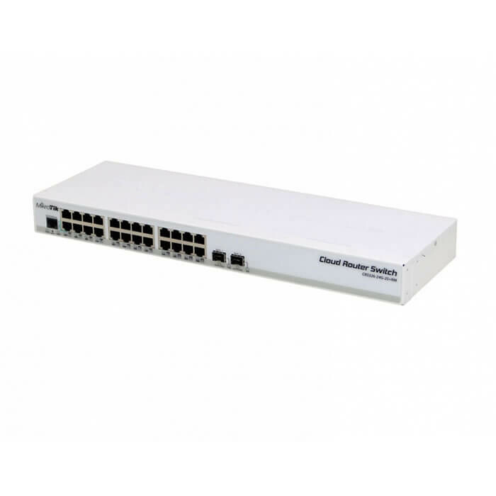 CSS326-24G-2S+RM 24-puertos Gigabit Ethernet switch con dos puertos SFP+