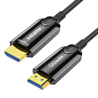 Cable HDMI 4K de fibra óptica, 50 m