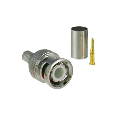 Conector macho tipo BNC de apretar para RG6