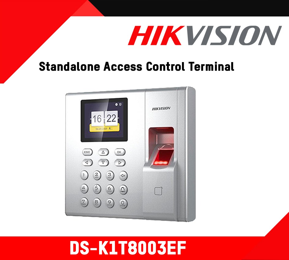 DSK1T8003EF-Terminal de control de acceso y asistencia