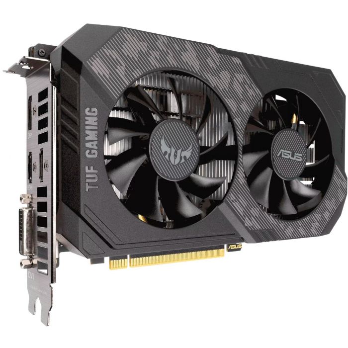 ASUS TUF-GTX1660TI-O6G-EVO-GAMING - OC Edition - tarjeta gráfica - GF GTX 1660 Ti - 6 GB GDDR6 - PCIe 3.0 - DVI, 2 x HDMI, DisplayPort