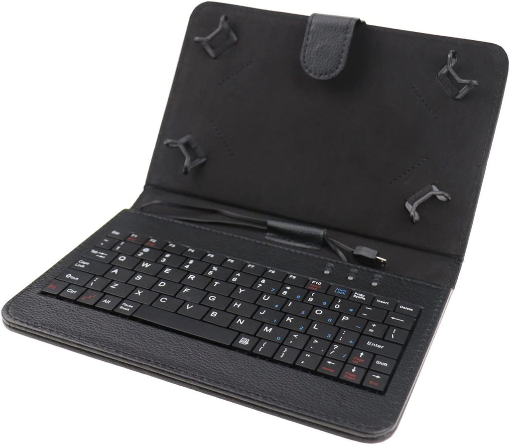 B07Q5NSWYV-Eoso TouchPad - Funda para teclado de 9 pulgadas, 10 pulgadas, 10.1 pulgadas, 10.5 pulgadas, teclado inalámbrico Bluetooth 2 en 1 con panel táctil y cubierta de cuero (negro)