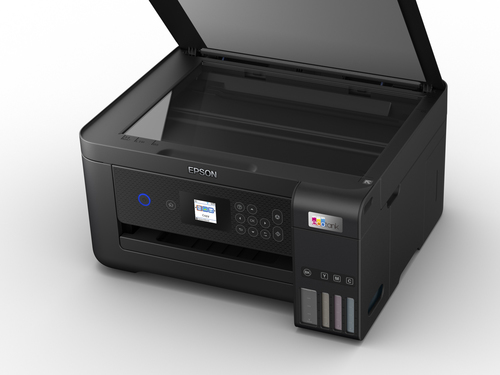 Epson EcoTank L4160 - Impresora multifunción - color - chorro de tinta - rellenable - A4 (210 x 297 mm), Letter A (216 x 279 mm) (original) - A4/Legal (material) - hasta 7.7 ppm (copiando) - hasta 10.5 ppm (impresión) - 100 hojas - USB 2.0, Wi-Fi(n)