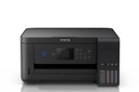 Epson EcoTank L4160 - Impresora multifunción - color - chorro de tinta - rellenable - A4 (210 x 297 mm), Letter A (216 x 279 mm) (original) - A4/Legal (material) - hasta 7.7 ppm (copiando) - hasta 10.5 ppm (impresión) - 100 hojas - USB 2.0, Wi-Fi(n)