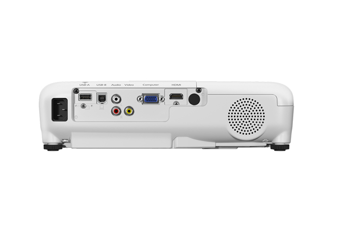 Epson PowerLite W52+ - Proyector 3LCD - portátil - 4000 lúmenes (blanco) - 4000 lúmenes (color) - WXGA (1280 x 800) - 16:10 - Wi-Fi