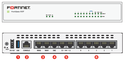 FG-60F - Fortinet FortiGate 60F Security appliance - 10 GigE - desktop