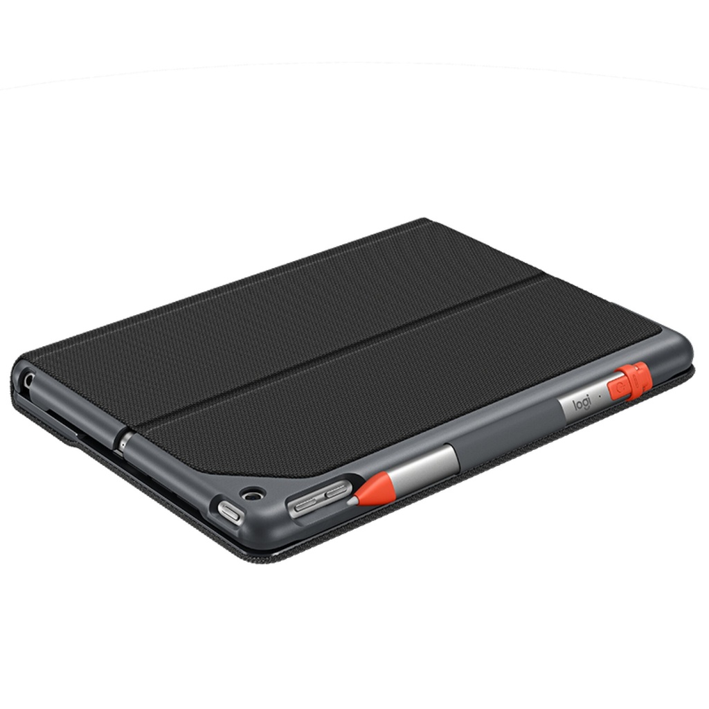 Logitech Case Logic Slim Folio - Black - para ipad 5 and 6 - 920-009017