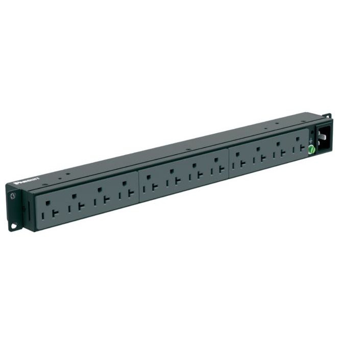 REGLETA (PDU) HORIZONTAL RACK 120V, 20A, 12(5-20R),PANDUIT