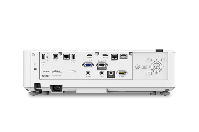 Proyector Epson PowerLite L630U 3LCD, WUXGA 1920 x 1200, 6200 Lúmenes, Inalámbrico, con Bocinas, Blanco (V11HA26020)