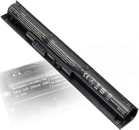 NinjaBatt Battery for HP 756743-001 V104 vi04 756744-001 Envy 14 15 17 Series Probook 450 g2 g3 756478-851 756478-422 756478-421 756478-422 - High Per